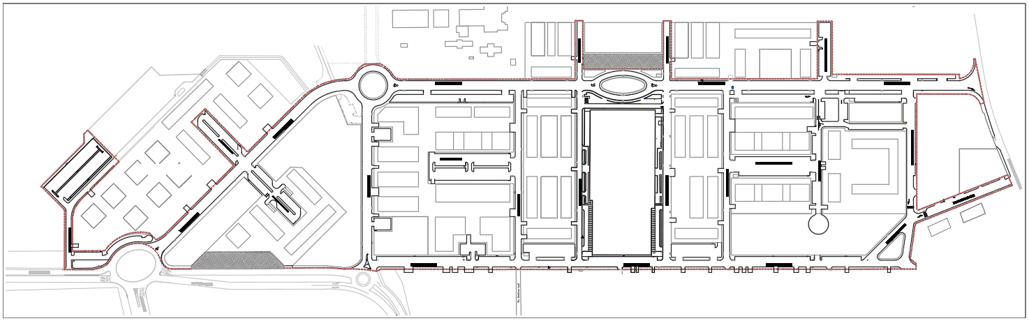 Planimetria urbanistica del Piano di Zona Romanina